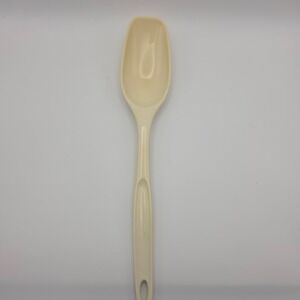 Vintage Foley Nylon Mixing Spoon Cream Almond Squared Head Heat Resistant USA